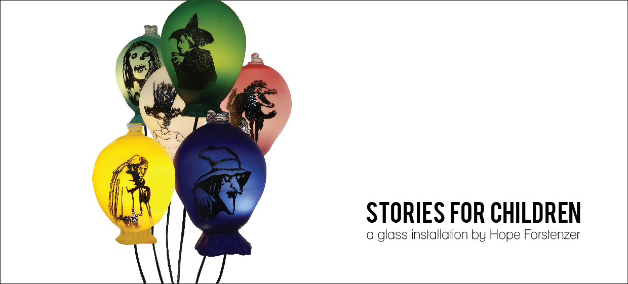 STORIES FOR CHILDREN: A GLASS INSTALLATION BY HOPE FORSTENZER